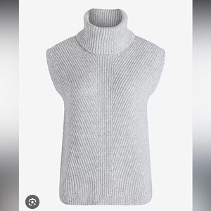 Sleeveless warm turtleneck